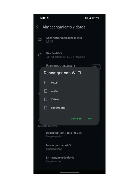 Mon père ne m’écrit plus car il ne sait pas utiliser son smartphone : ces 4 réglages WhatsApp ont tout changé 4 Désactiver le téléchargement automatique des fichiers sur WhatsApp