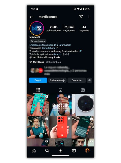 Astuce Instagram pour détecter si quelqu'un masque ses stories 3 Profil Instagram sans aucune story mise en avant