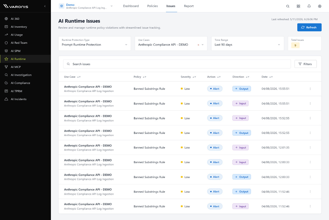 Comment Varonis Atlas utilise l'API Claude Compliance pour gouverner l'intelligence artificielle 4 Problèmes d'exécution de l'IA