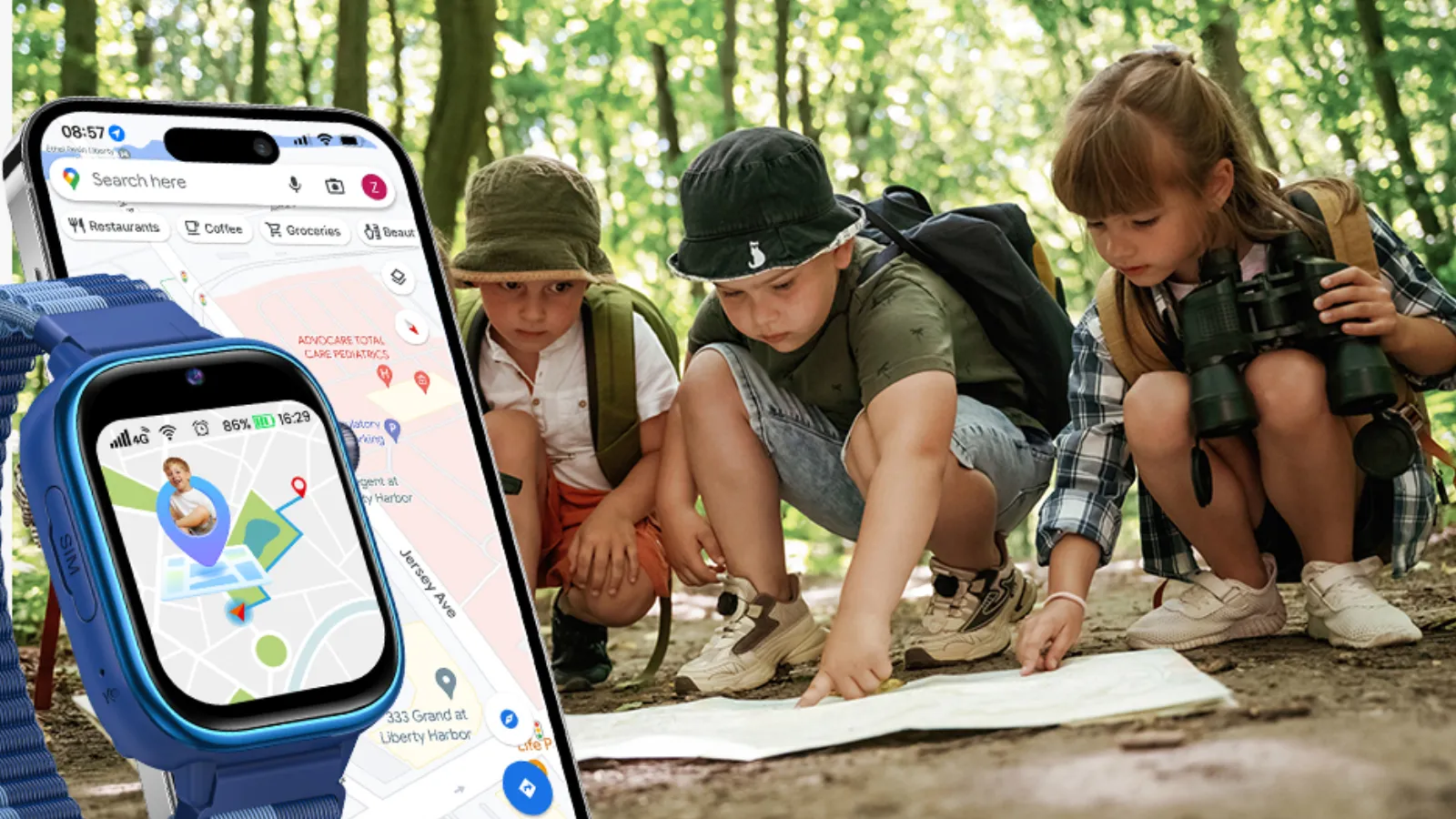 Montres intelligentes avec appels vidéo : idéales pour les enfants et les personnes âgées 2 Reloj inteligente Oliimptek