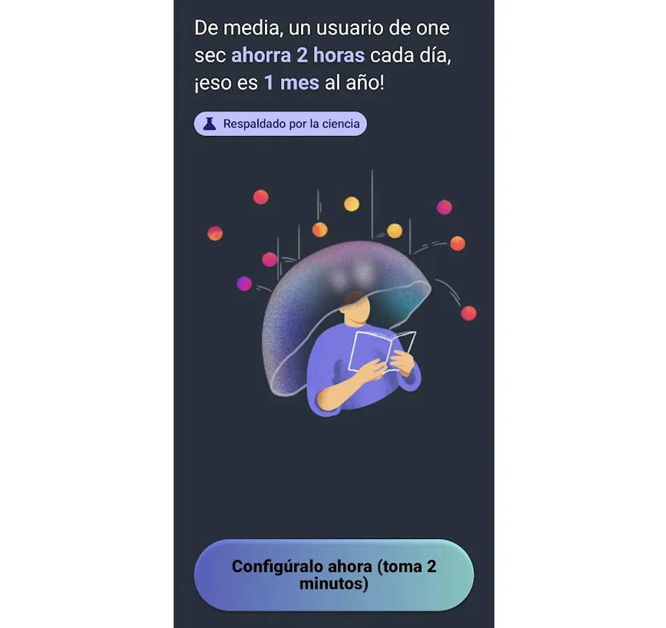 One Sec l'application qui met fin à votre anxiété numérique 1 Gain de temps avec One Sec