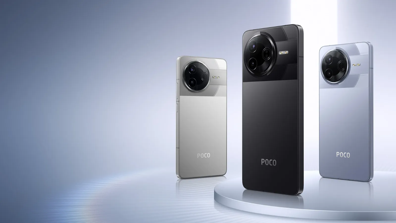 POCO F7 Pro contre POCO X8 Pro Max : une expérience premium complète ou une puissance et une autonomie à profusion, telle est la question 1 POCO F7 Pro dans toutes ses couleurs