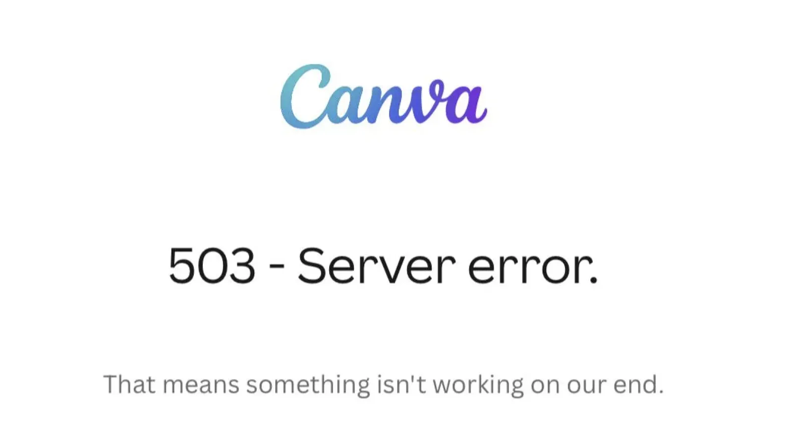 Qu'est-ce que l'erreur 503 de Canva et comment la résoudre ?