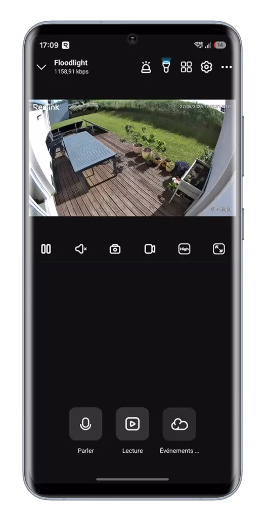 TEST Reolink Solar Floodlight Cam : Caméra de sécurité Wi-Fi solaire éblouissante et dissuadante 28 Reolink Solar Floodlight Cam Test Review Batterie Netcost App Application (8)