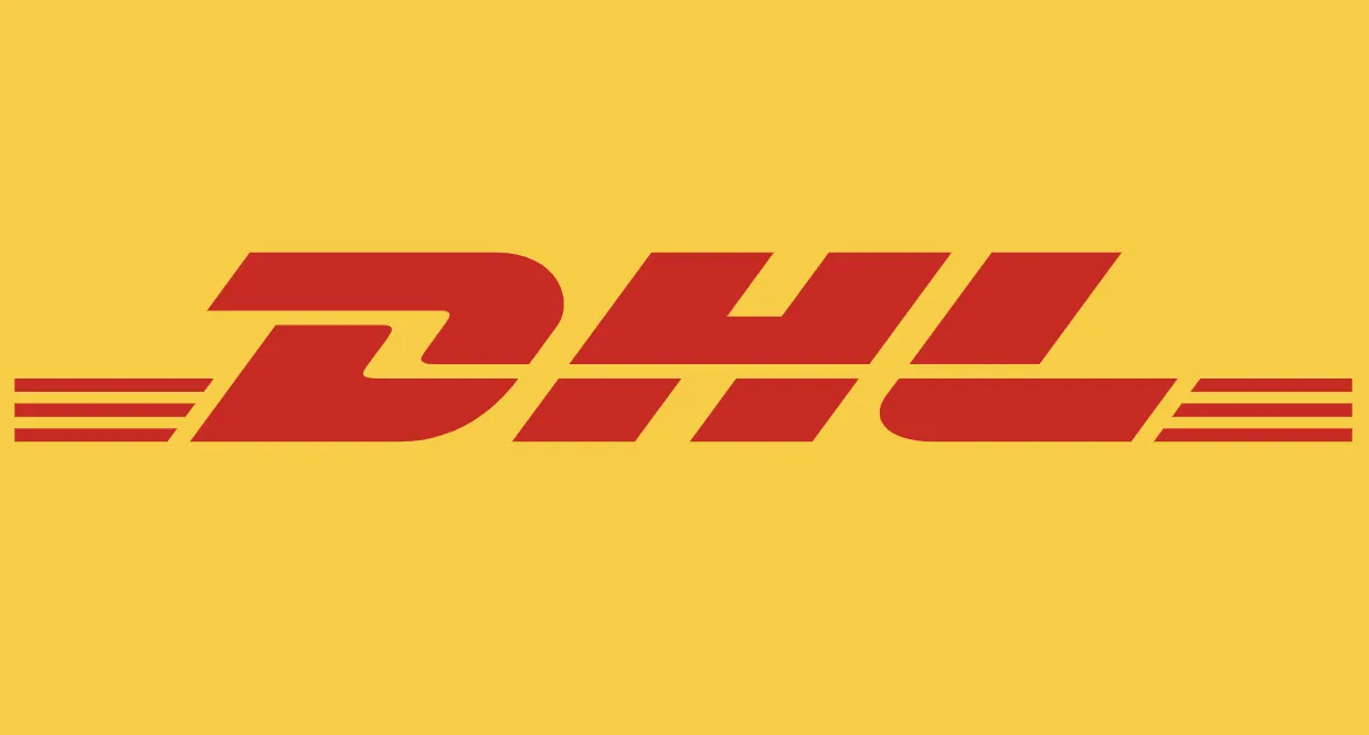 Numéro gratuit de DHL et autres moyens de contacter la société de livraison 3 Logo de la société DHL.