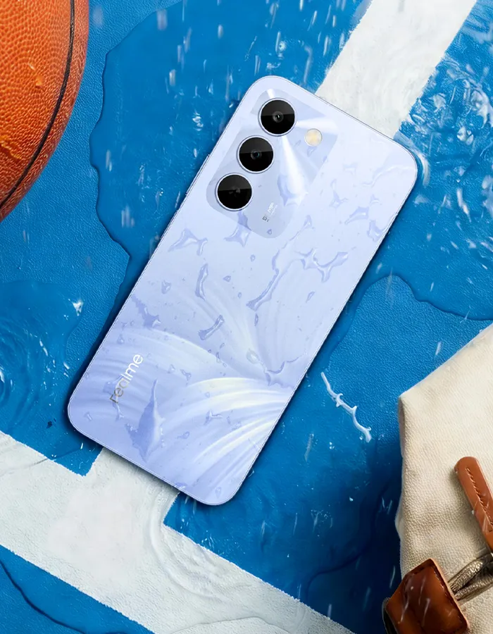 Le Realme C100 résiste à l'eau
