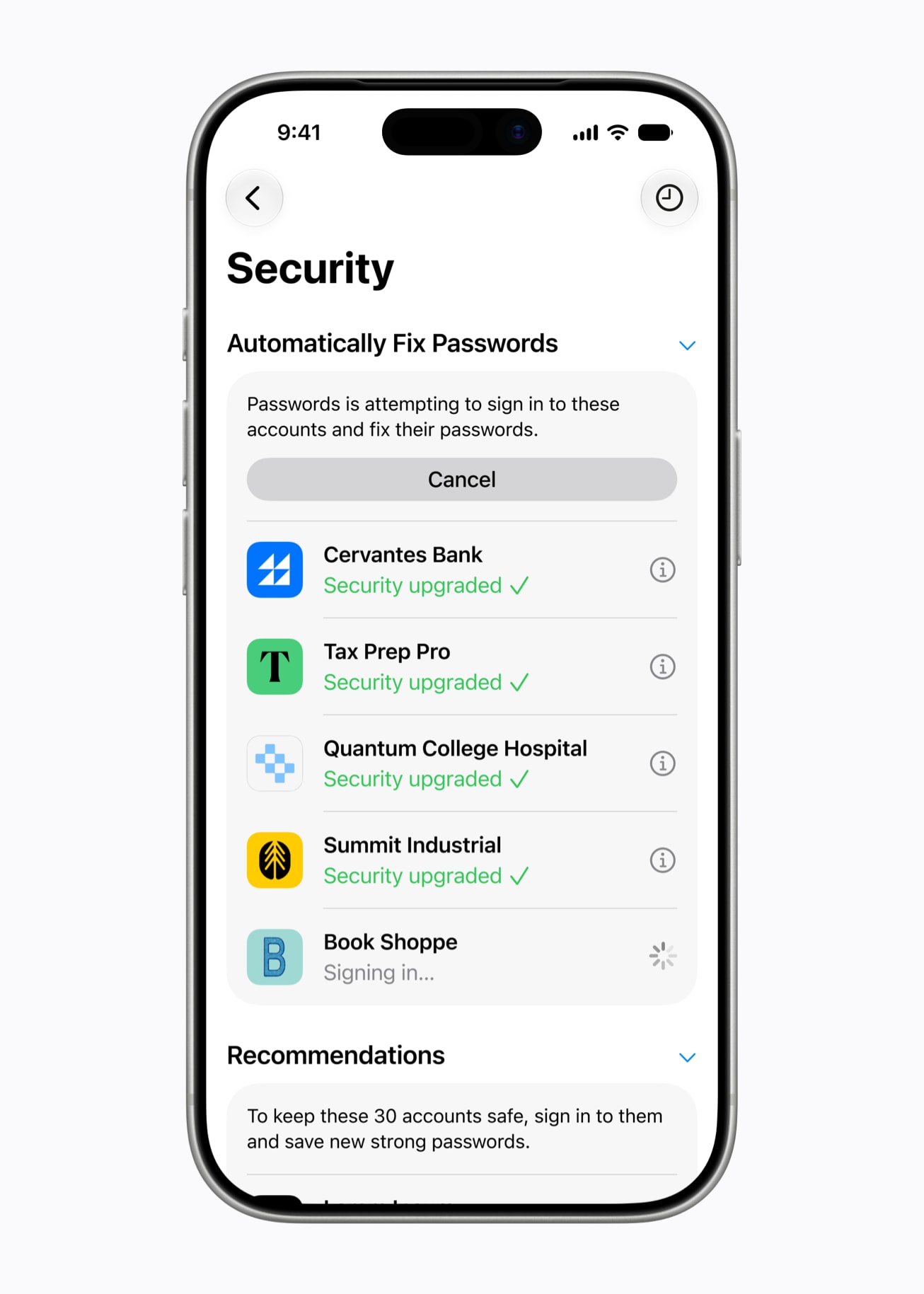 La nouvelle fonction d'Apple qui modifie automatiquement vos mots de passe compromis 2 Apple Intelligence