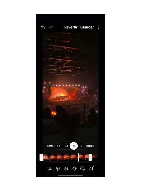 Votre Samsung Galaxy dissimule des fonctions d'édition vidéo dignes d'un professionnel 4 Menu de modification de la vitesse vidéo Samsung