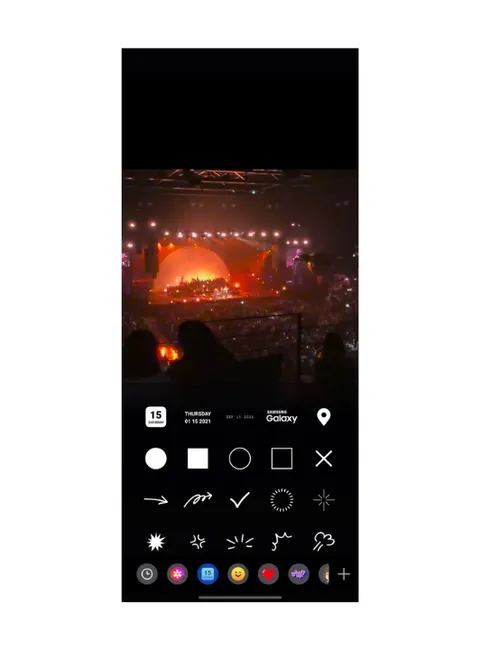 Votre Samsung Galaxy dissimule des fonctions d'édition vidéo dignes d'un professionnel 6 Ajout d'autocollants dans une vidéo Samsung