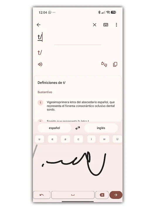 Tout le monde connaît Google Traduction mais peu le maîtrisent 7 Écriture manuscrite dans le traducteur de Google