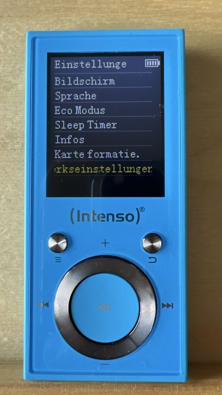 Intenso Video Scooter BT : l'héritier spirituel de l'iPod Nano 13 Réglages