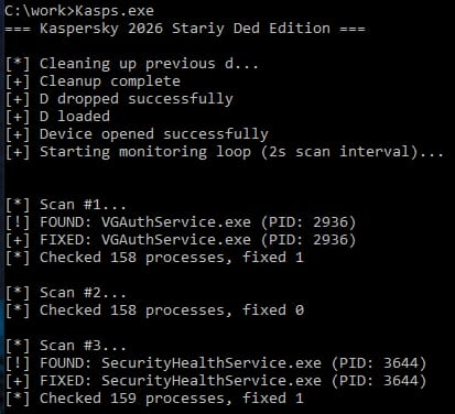 Le ransomware Gentlemen contourne les protections en utilisant plusieurs outils pour désactiver les solutions de sécurité 3 Processus de GentleKiller