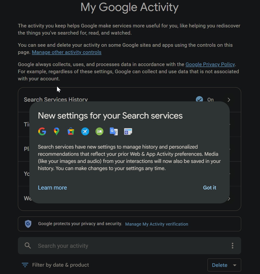 Google dévoile de nouveaux réglages pour la confidentialité de l'historique et la personnalisation 3 Recherche Google