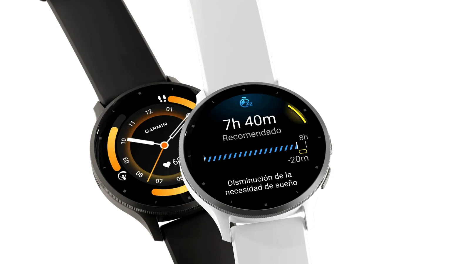 Montre Garmin Venu 3 en couleurs blanc et noir