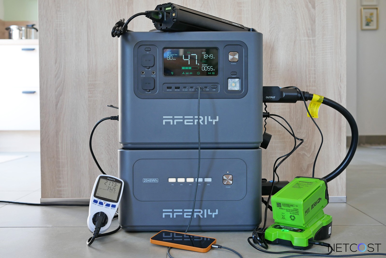 TEST AFERIY P280 + Extension : Batterie de 4096Wh à 1439€, le meilleur rapport qualité-prix ? 41 Aferiy P280 Test Review Batterie Netcost (48)