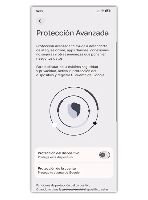 Android souhaite-t-il vous empêcher d'accéder aux options développeur 2 Option protection avancée sur Android