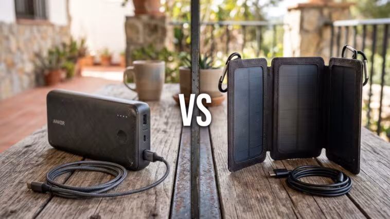 Chargeur solaire ou powerbank géant Lequel est meilleur pour recharger son mobile en vacances 1 Chargeur solaire ou powerbank géant Lequel est meilleur pour recharger son mobile en vacances