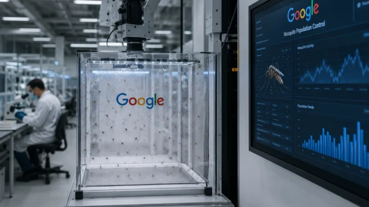 Google va lâcher 64 millions de moustiques pour tuer… les moustiques 2 Illustration du projet Debug de Google qui va libérer des millions de moustiques mâles