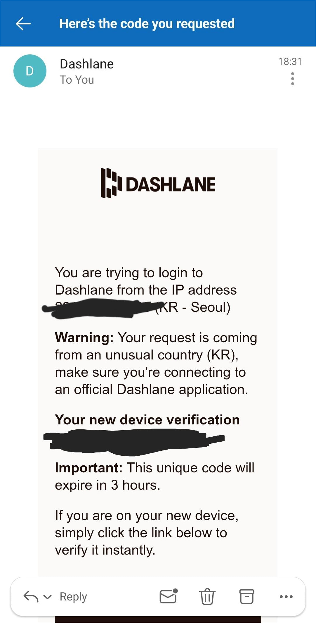 Les utilisateurs de Dashlane bloqués par des attaques automatiques sur leurs mots de passe 2 Courriels envoyés aux titulaires de comptes touchés