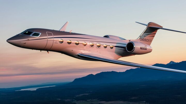 Gulfstream G650ER, le modèle de jet privé que la BBC a associé à la FIFA et à son président dans son enquête.