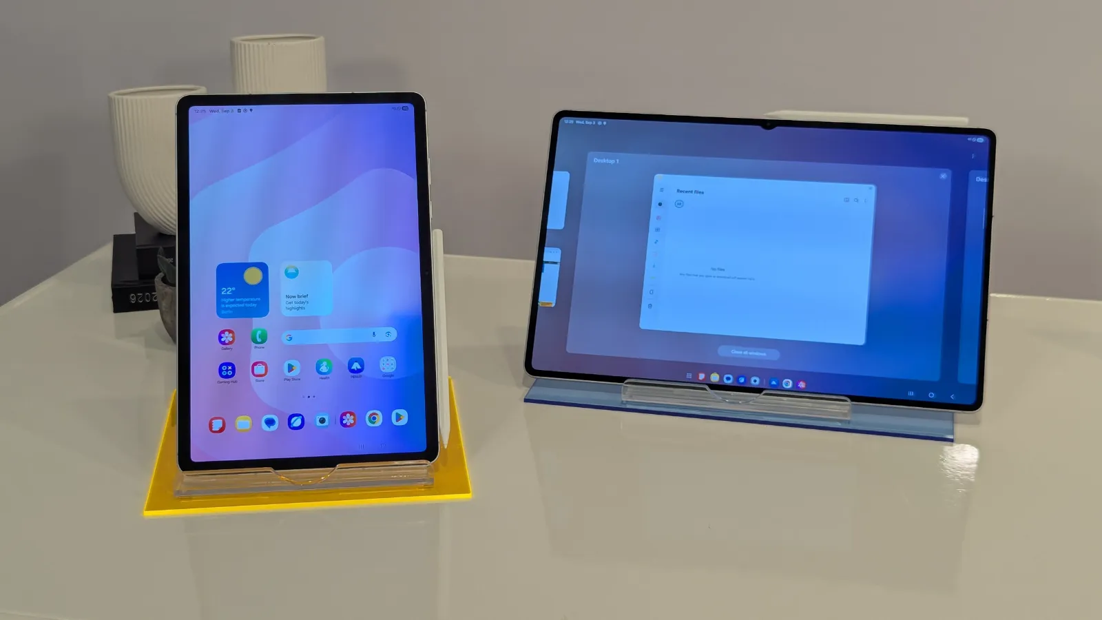 Tablettes avec une batterie de 10 000 mAh ou plus offrant une autonomie de plusieurs jours sans chargeur 2 Samsung Galaxy Tab S11 et S11 Ultra