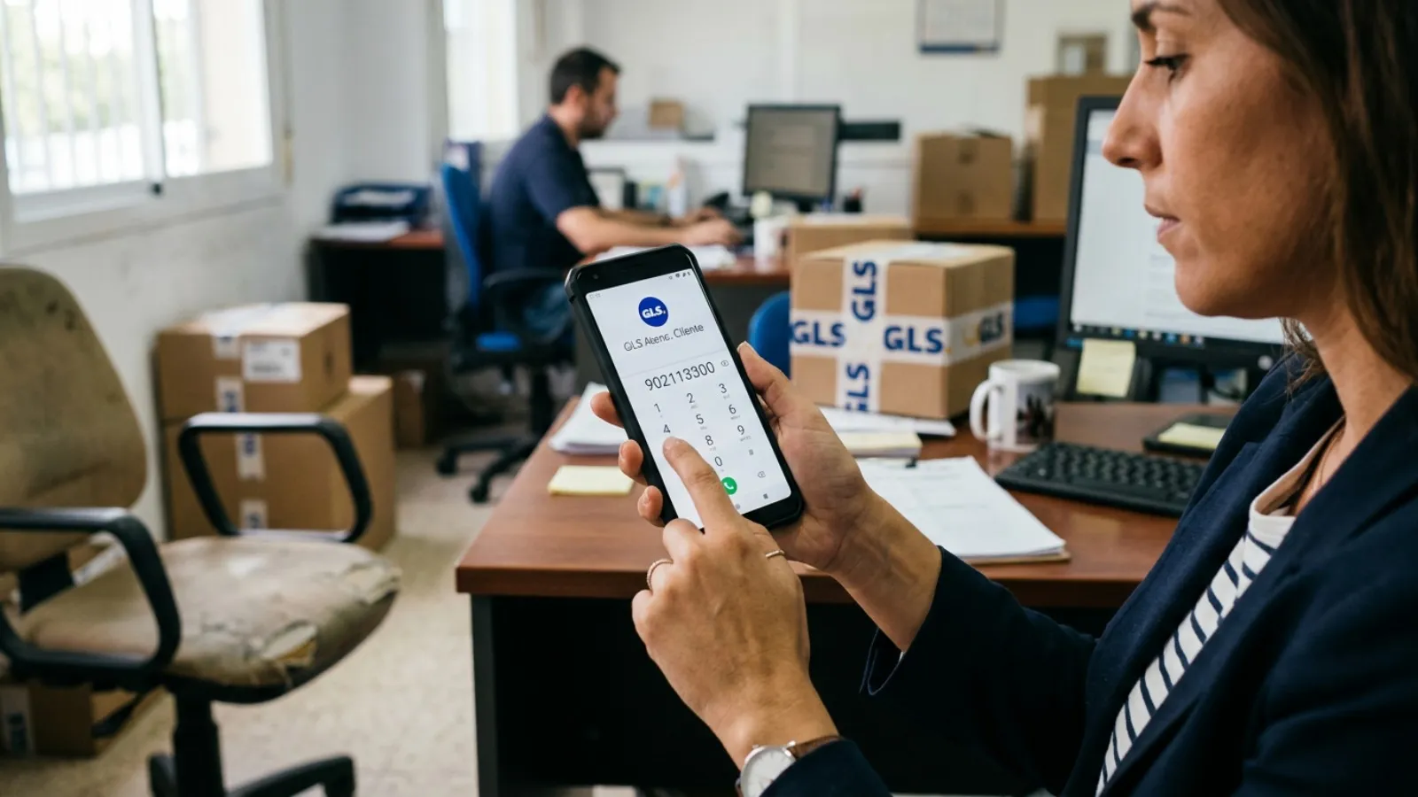 GLS dispose d’un numéro gratuit à appeler en cas de problème avec votre commande 1 GLS dispose d’un numéro gratuit à appeler en cas de problème avec votre commande