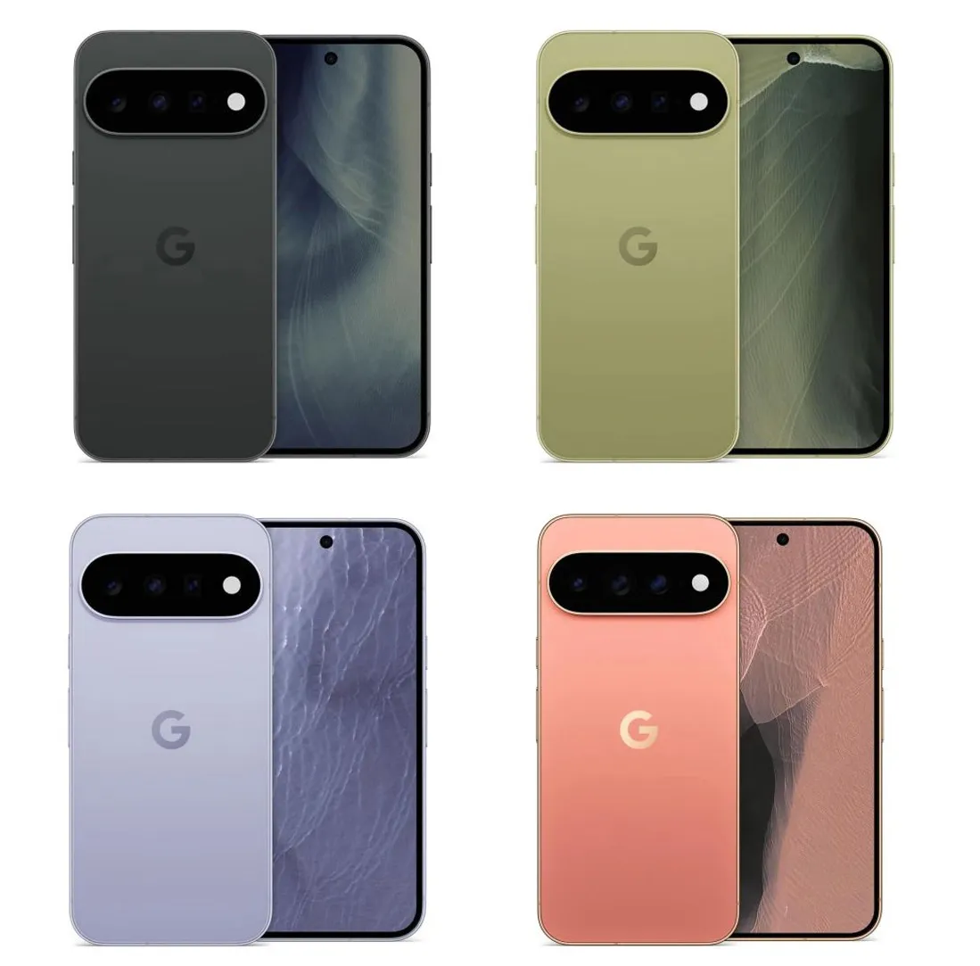 Les Google Pixel 11, Pro et Pro Fold divulgués dans toutes leurs couleurs 3 Couleurs filtrées du Google Pixel 11 Pro