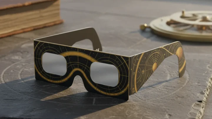 Prêt à photographier l'éclipse solaire ? Protégez l'objectif de votre smartphone 3 Image de lunettes de protection pour observer l'éclipse solaire
