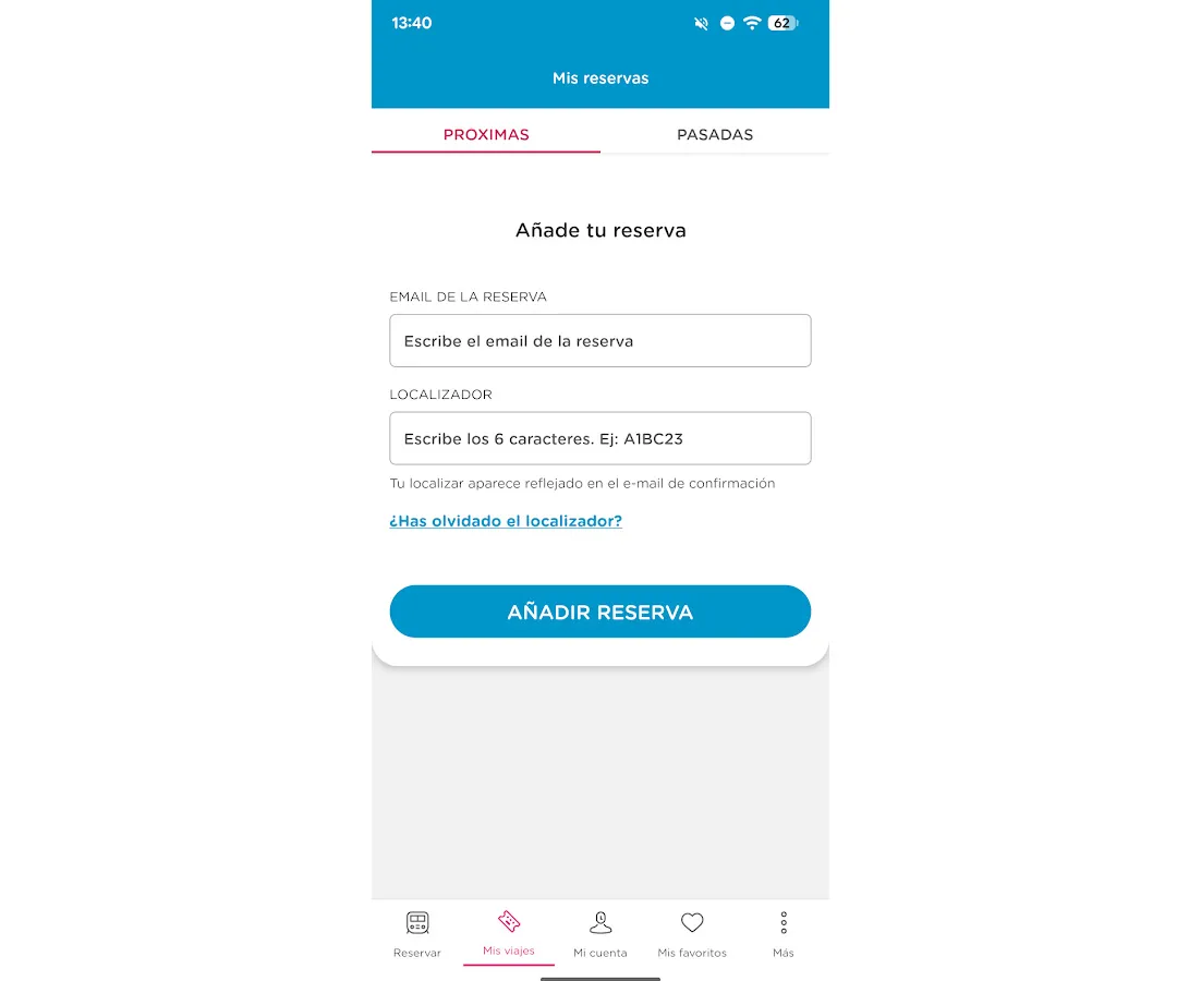 Comment savoir en temps réel où se trouvent les trains depuis son mobile 9 Captures d’écran de l’application Ouigo