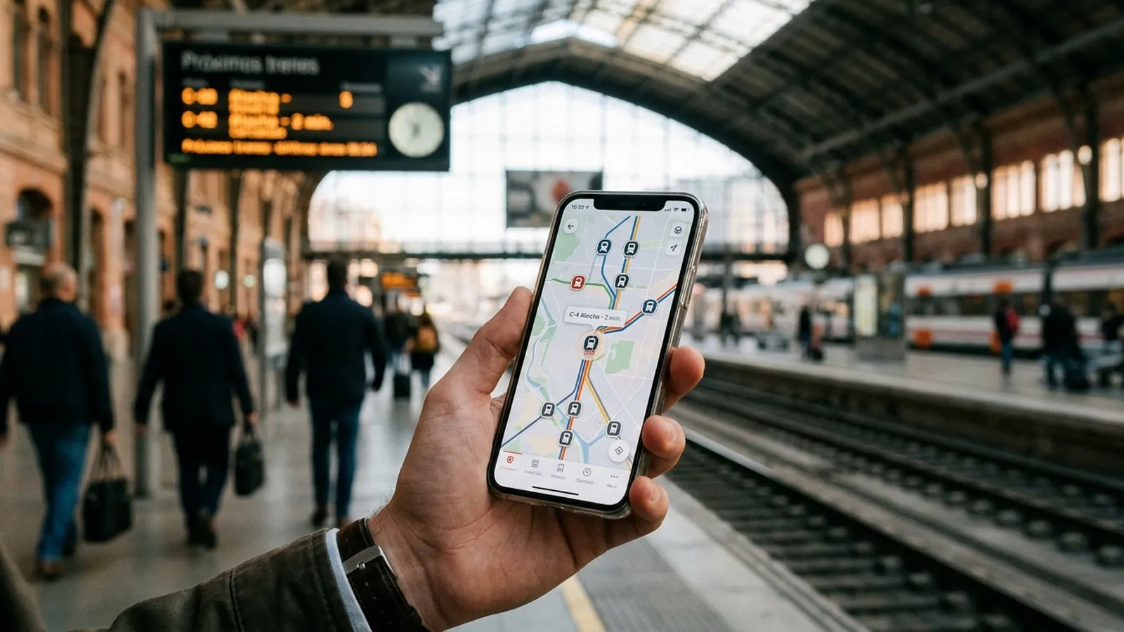 Comment savoir en temps réel où se trouvent les trains depuis son mobile