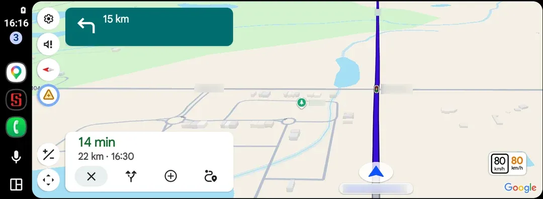 Android Auto ajoute enfin une fonction que nous réclamions depuis des années 2 Velocimètre de Google Maps sur Android Auto