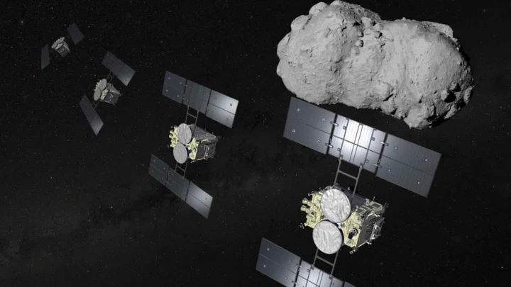 Défense planétaire la sonde japonaise frôle l’astéroïde Torifune à seulement 1 kilomètre 2 Defense planetaire la sonde japonaise frole lasteroide Torifune a seulement