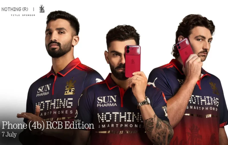 Design Officiel du Nothing Phone 4b RCB Edition Dévoilé ; Vente Flash d'une Journée Uniquement ! 1 Design Officiel du Nothing Phone 4b RCB Edition Dévoilé ; Vente Flash d'une Journée Uniquement !