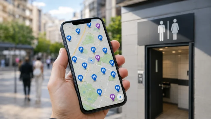 Trouvez les toilettes en toute sérénité cette appli est le "Waze" des sanitaires à l'échelle mondiale 2 Trouvez les toilettes en toute serenite cette appli est le