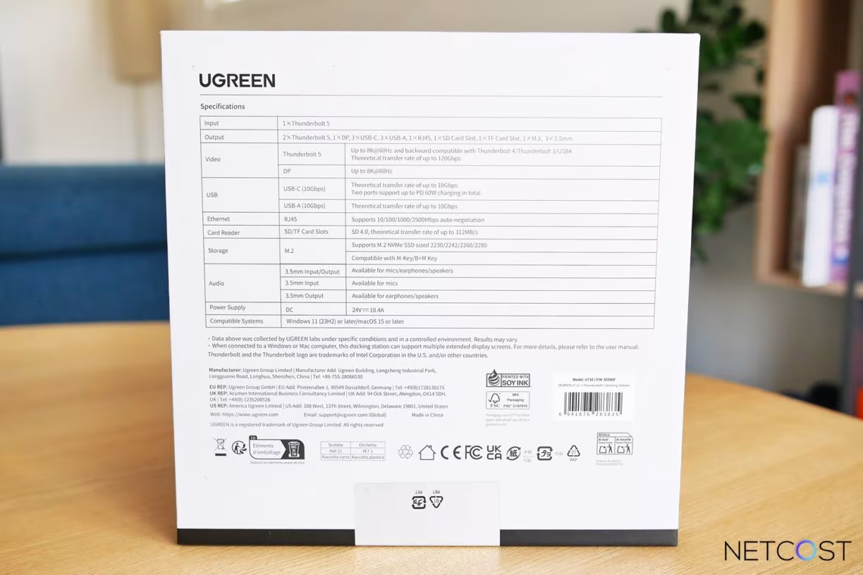 Ugreen Maxidok 17 En 1 Thunderbolt 5 Test Review Netcost (5)