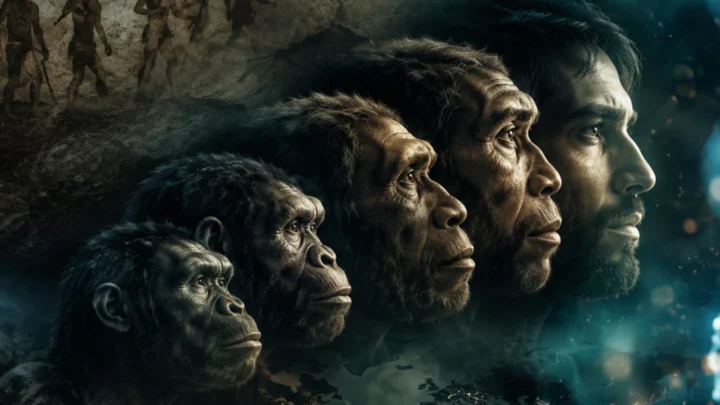 Notre ADN pourrait bien renfermer le secret d'une espèce humaine inconnue 4 Illustration de l'évolution de l'espèce humaine