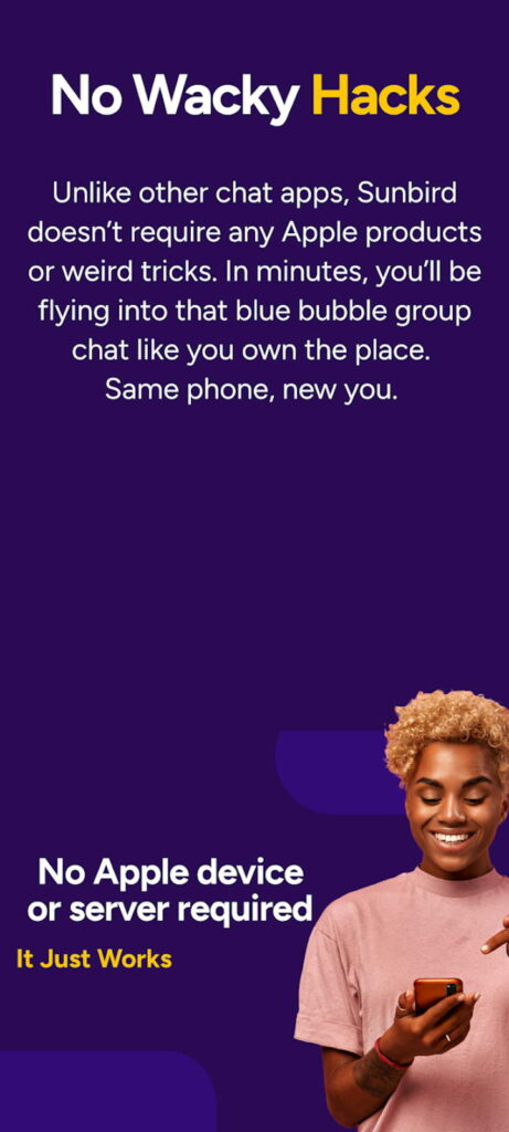 Sunbird, l'appli Android qui promet l'accès à iMessage est de retour 4 Sunbird iMessage Android messages