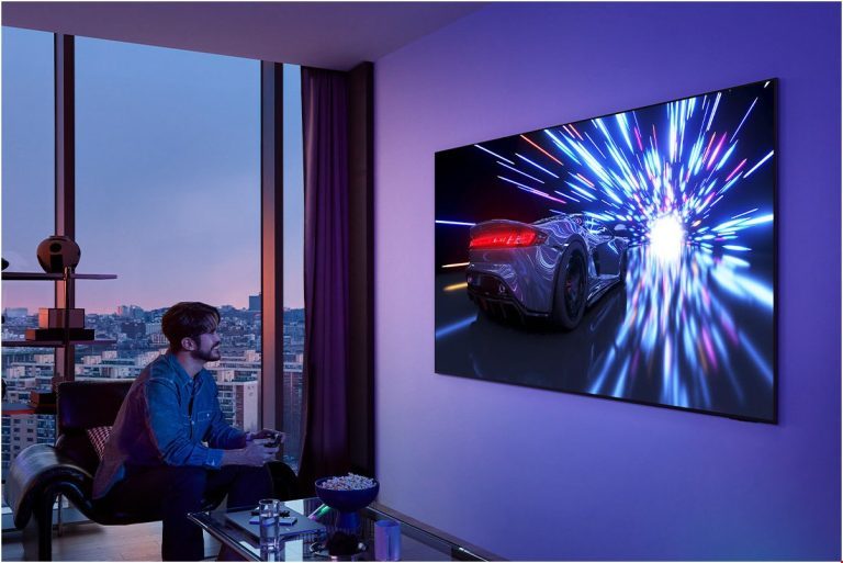 Voici pourquoi le Samsung GQ65S95FAT fait fureur en ce moment 3 Parfait pour le gaming. (Photo : Samsung)