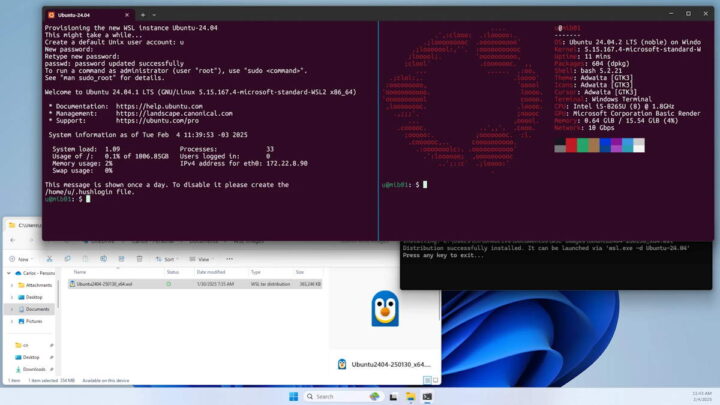 L'adoption d'Ubuntu sur Windows 11 progresse et bat tous ses records 3 Ubuntu Windows 11 WSL Canonical
