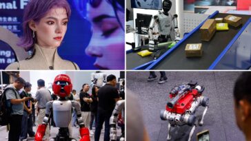À l'intérieur de la Conférence mondiale des robots de Chine alors que les machines humanoïdes montrent la voie
