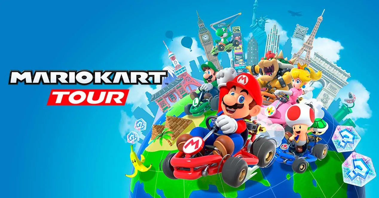 Les meilleurs jeux mobiles gratuits d'action, de course, de sport et d'aventure 3 Écran d'accueil de Mario Kart Tour