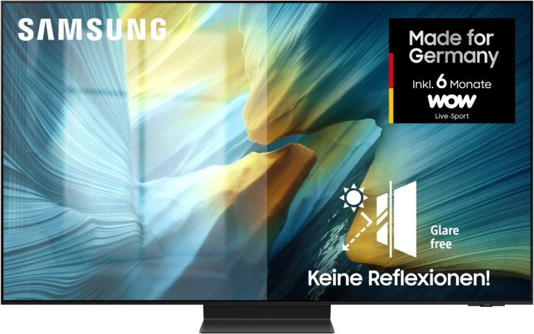 Voici pourquoi le Samsung GQ65S95FAT fait fureur en ce moment 2 L'écran est quasi sans reflet grâce à une surface mate. (Photo : Samsung)