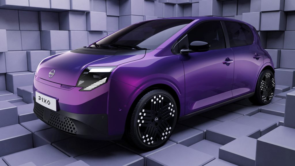 Intérieur technologique du Nissan PIXO