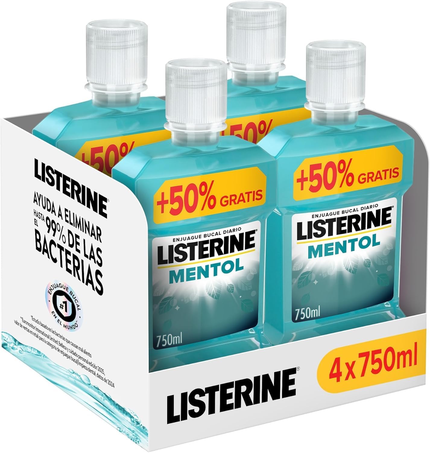 Ces produits du quotidien coûtent moins cher sur Amazon 10 Listerine Menthol