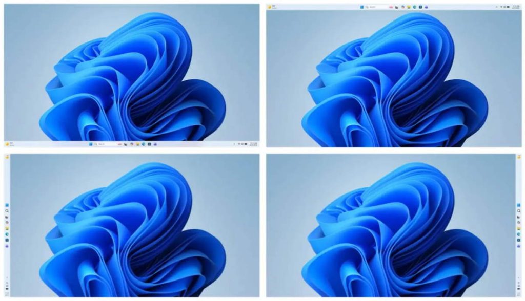 Barre des tâches Windows 11 personnalisable