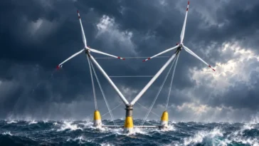 Découvrez une plateforme flottante à double éolienne, tout droit sortie d'un roman futuriste 23 Découvrez une plateforme flottante à double éolienne, tout droit sortie d'un roman futuriste