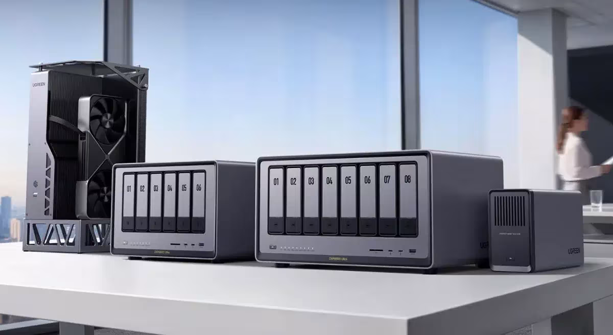 UGREEN IFA 2026 : IA locale à la maison, nouveau NAS et batterie refroidie au liquide 7 Ugreen Dxp6800 Ultra Dxp8800 Ultra
