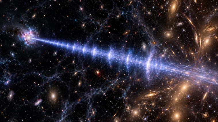 Des astronomes captent un signal radio vieux de plus de 10 milliards d'années 1 Des astronomes captent un signal radio vieux de plus de 10 milliards d'années