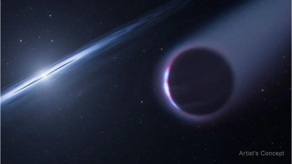 Hubble résout un mystère vieux de 25 ans : une planète serait née après la mort de son étoile 5 Illustration d'une planète formée après la mort de son étoile, découverte par Hubble
