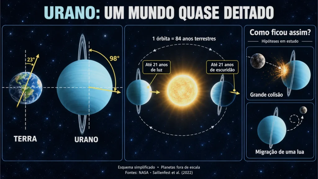 Notre système solaire est "en panne" et personne ne s'en est rendu compte 4 Illustration d'Uranus